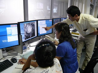 eighth on-the-job training in typhoon operations at the RSMC Tokyo - Typhoon Center