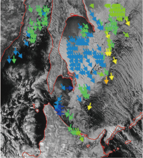 図。流氷の監視