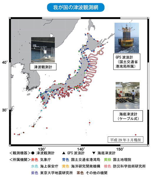 我が国の津波観測網