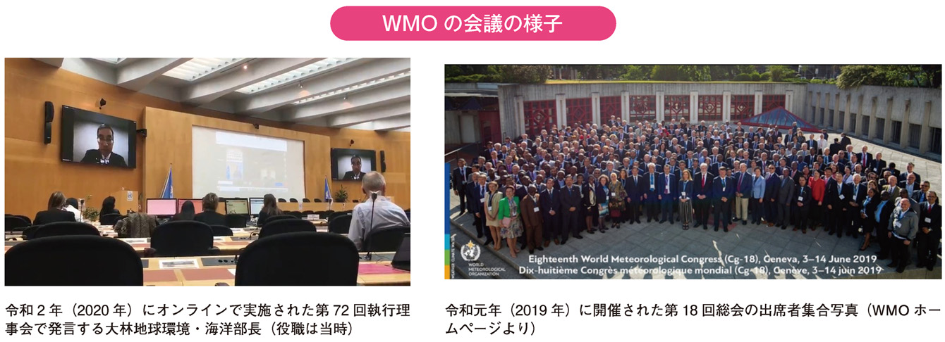 WMOの会議の様子