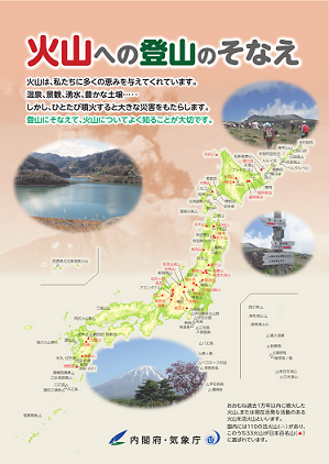 火山への登山のそなえ