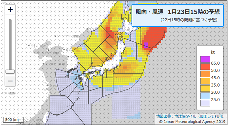 風向・風速分布FT24