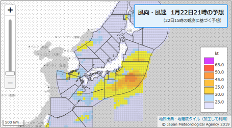 風向・風速分布FT6