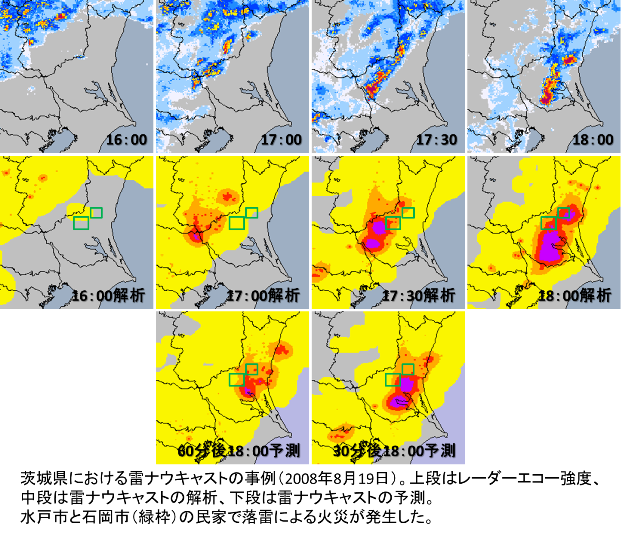 雷ナウキャストの事例