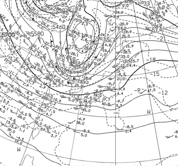 高層天気図例